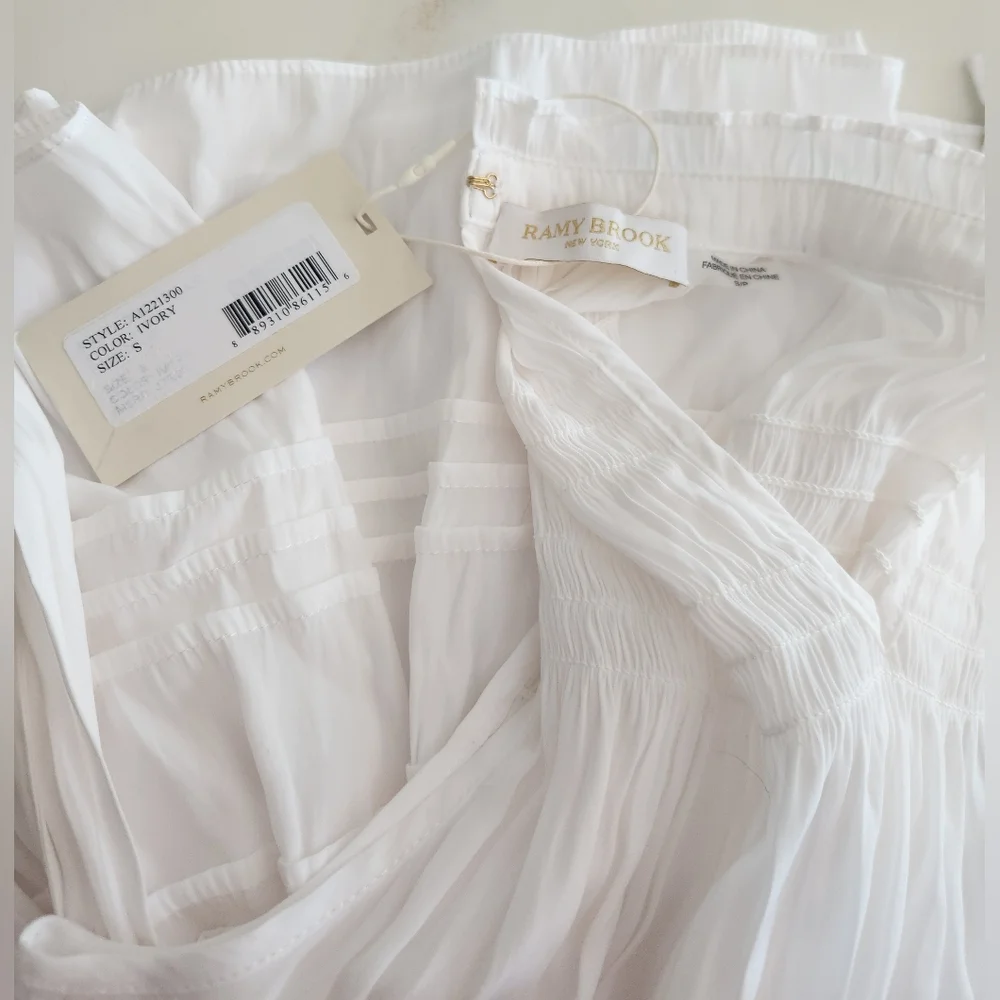 Ramy Brook Ivory Dress..Short & Sexy..New With Tags! Vacay Vibes! - Picture 6 of 8